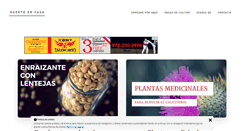 Desktop Screenshot of huertoencasa.org