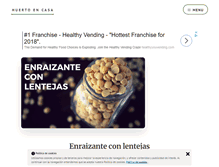 Tablet Screenshot of huertoencasa.org